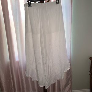 Bell bottom pant with built in shorts